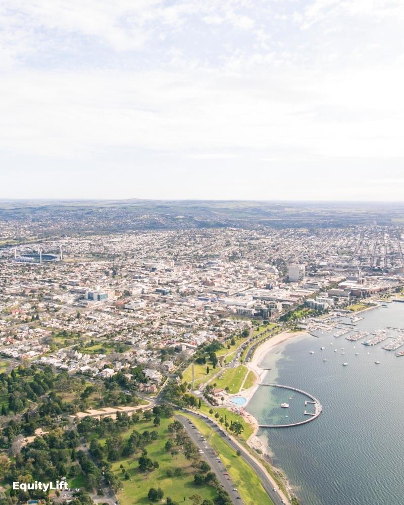 Geelong residential and commercial property investment market across Corio Bay